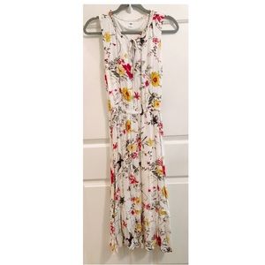 Midi Floral Ruffle Dress - Old Navy